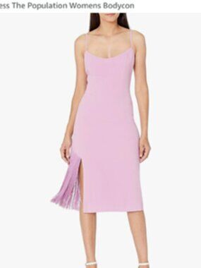 dress the population lynda Dress the Population | Dresses | Dress The Population Lynda Violet  Iridescent Sequin Sheath Dress Large